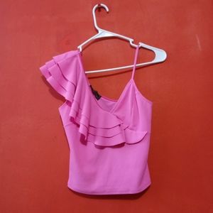 Pink Top Women Size S 🌙